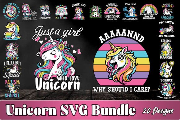 Download Unicorn SVG Bundle - Bundle Collection