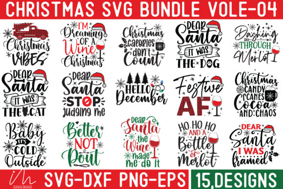 Download Christmas Svg Cut Files Bundle Vole 4 - Bundle Collection