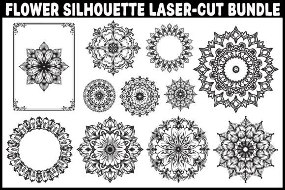 Download Floral Mandala Laser Cutting Bundle - Bundle Collection