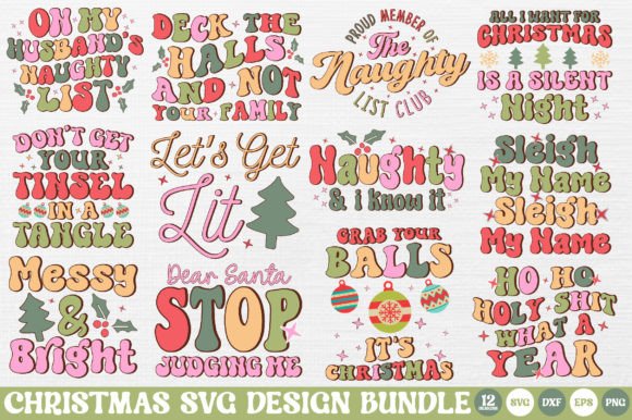 Download Funny Christmas Quotes SVG Bundle - Bundle Collection