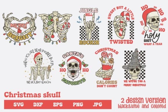 Download Skeleton Christmas Bundle, Svg - Bundle Collection