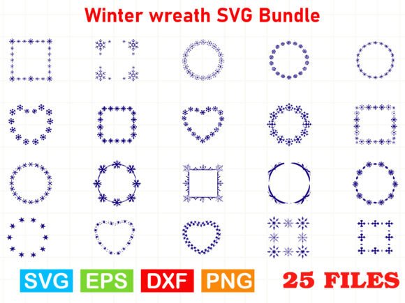 Download Winter Wreath SVG Bundle - Bundle Collection