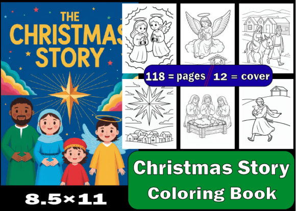 Download 118 the Christmas Story Coloring Book - Premium Resources