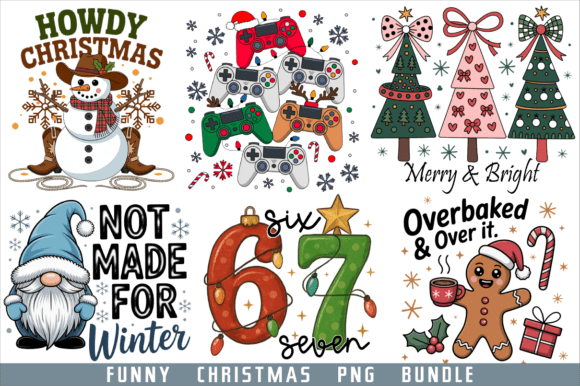 Download Christmas Funny PNG Bundle, Xmas Bundle - Bundle Collection