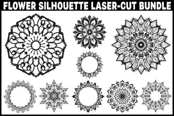 Download Floral Mandala Laser Cutting Bundle - Bundle Collection