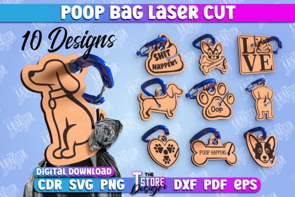 Download Poop Bag Holder Laser Cut Design Bundle - Bundle Collection