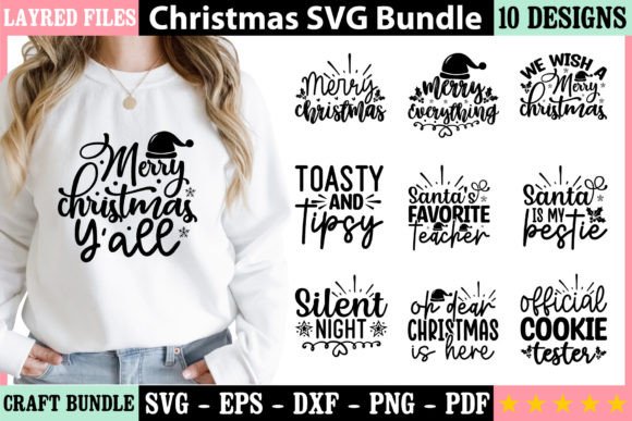 Download Christmas SVG Bundle 5 - Bundle Collection
