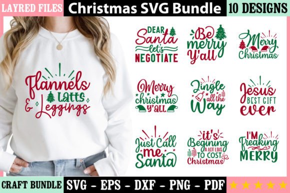 Download Christmas SVG Bundle 10 - Bundle Collection