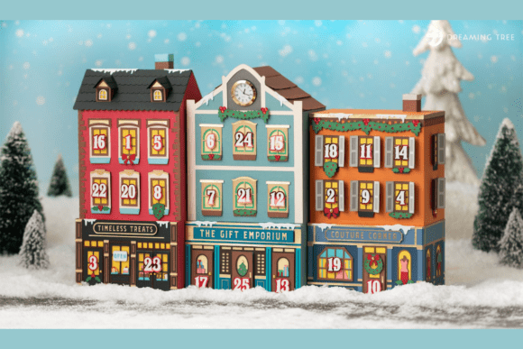 Download Main Street Magic Advent Calendar SVG Bundle - Bundle Collection