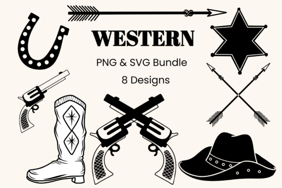 Download Western Black-and-White Bundle - Bundle Collection