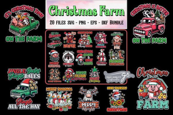 Download Christmas Farm SVG Bundle - Bundle Collection