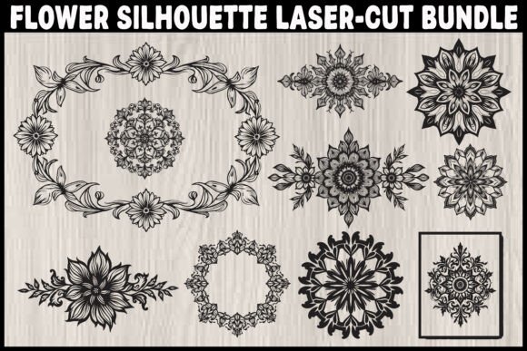 Download Floral Mandala Laser Cutting Bundle - Bundle Collection