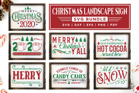 Download Christmas Sign SVG Bundle - Bundle Collection