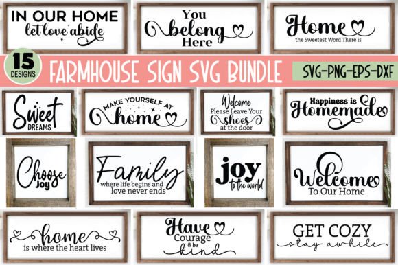 Download Farmhouse Sign SVG Bundle - Bundle Collection