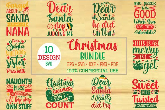 Download Christmas SVG Bundle - Bundle Collection