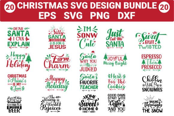 Download Christmas Svg Design Bundle - Bundle Collection