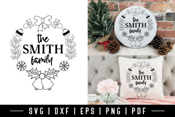 Download Christmas Family Wreath SVG - Family wreath svg Collection