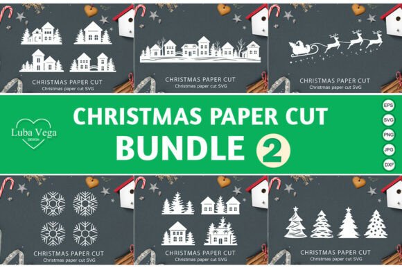 Download Bundle Christmas Window Decal SVG - Bundle Collection