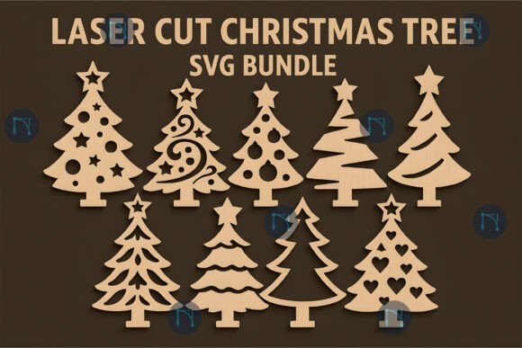 Download Laser Cut Christmas Tree SVG Bundle - Bundle Collection