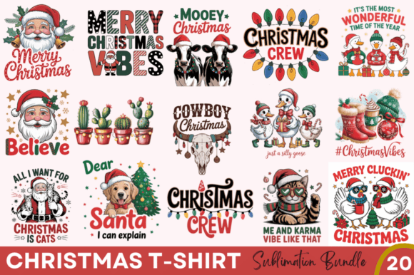 Download Christmas Png Design,Merry Xmas Bundle - Bundle Collection