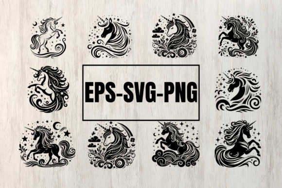 Download Unicorn Svg Bundle - Bundle Collection