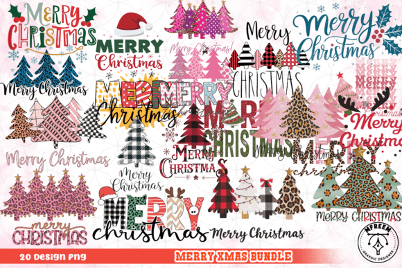 Download Merry Xmas Bundle Clipart PNG - Bundle Collection