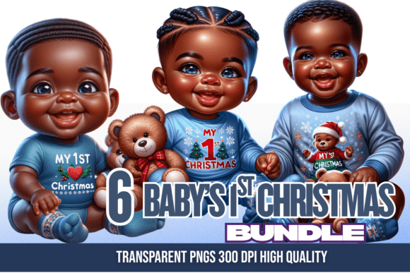 Download Baby Boys First Christmas PNG Bundle - Bundle Collection