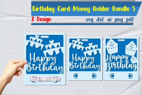 Download Birthday Card Money Holder Bundle 5 - Bundle Collection