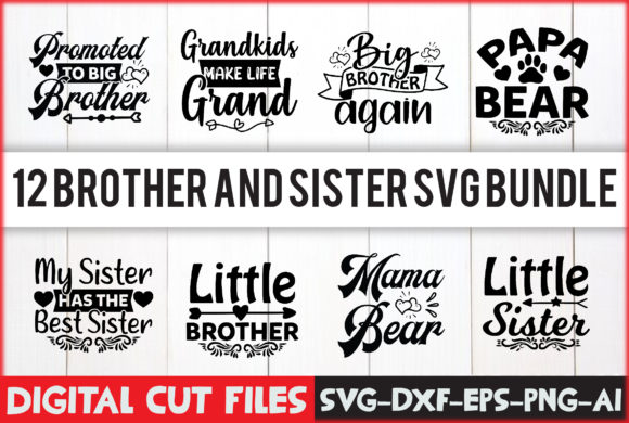 Download Brother and Sister SVG Bundle - Bundle Collection