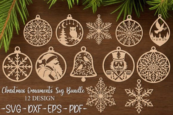 Download Christmas Ornaments SVG Bundle - Bundle Collection