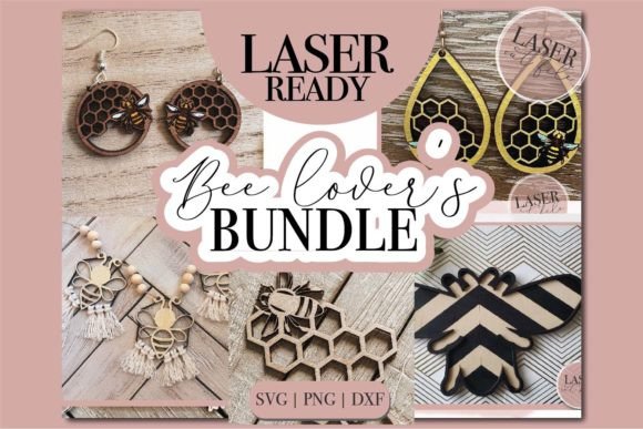 Download Honey Bee Laser SVG File Bundle - Bundle Collection