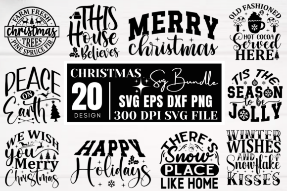 Download Christmas SVG Bundle - Bundle Collection