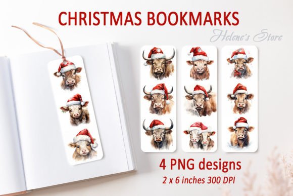 Download Christmas Farm Animals Bookmarks Bundle - Bundle Collection