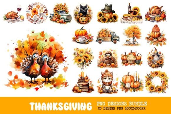 Download Thanksgiving Festive Designs Bundle - Bundle Collection