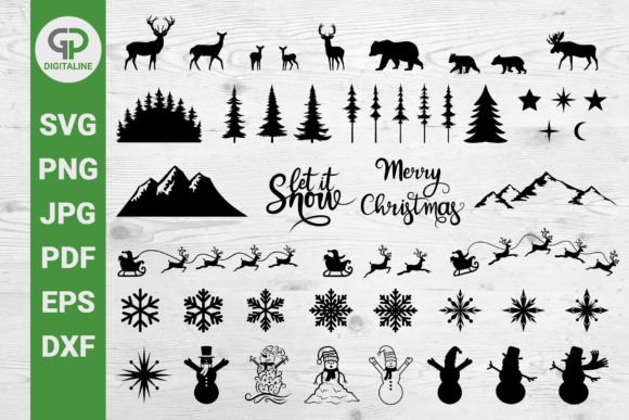 Download Christmas Bundle SVG Winter Elements SVG - Bundle Collection