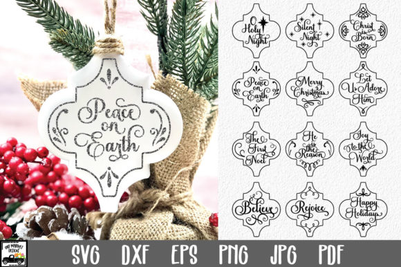 Download Arabesque Christmas Ornaments Bundle - Bundle Collection