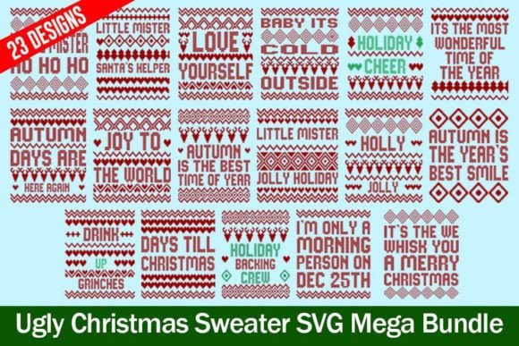 Download Ugly Sweater SVG Bundle - Bundle Collection
