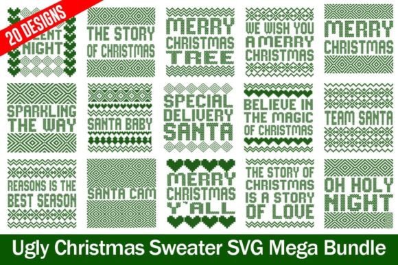 Download Vintage Ugly Sweater SVG Bundle - Bundle Collection