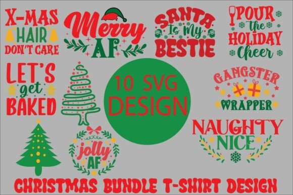 Download Merry Christmas SVG Bundle Design - Merry christmas svg bundle Collection