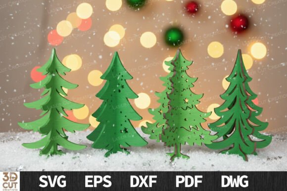 Download Christmas Tree Bundle Laser Cut - Bundle Collection