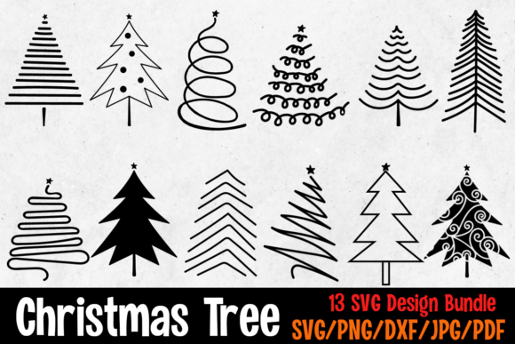 Download Christmas Tree Svg Bundle, Christmas Svg - Bundle Collection