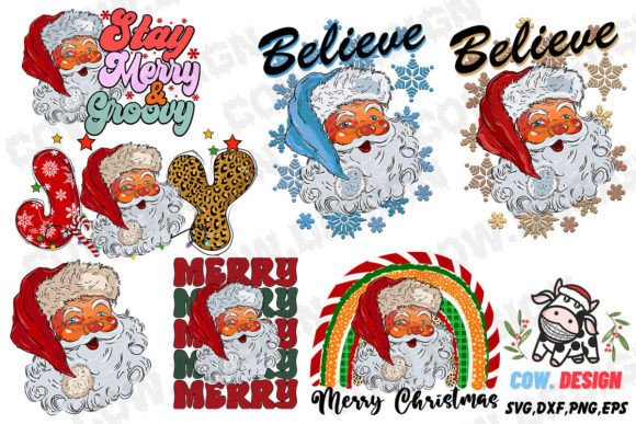 Download Santa Christmas Bundle SVG Sublimation - Bundle Collection