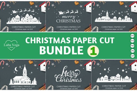 Download Bundle Christmas Window Decal SVG - Bundle Collection