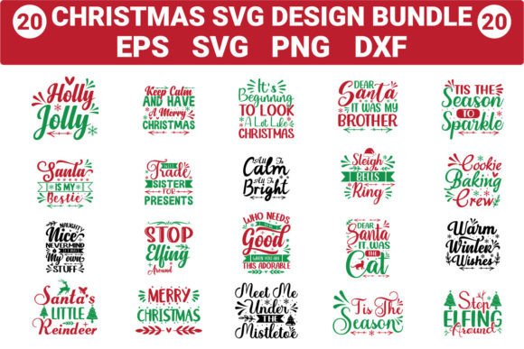 Download Christmas Svg Design Bundle - Bundle Collection