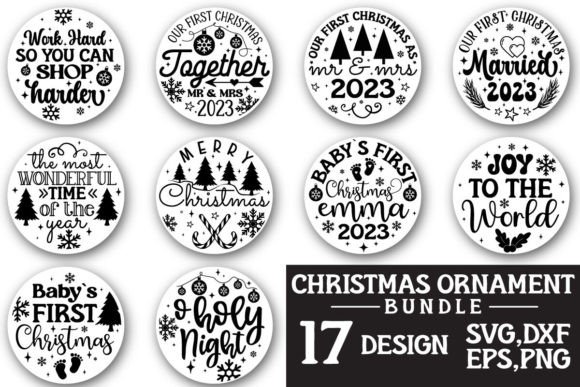 Download Christmas, Christmas Ornament Bundle, - Bundle Collection