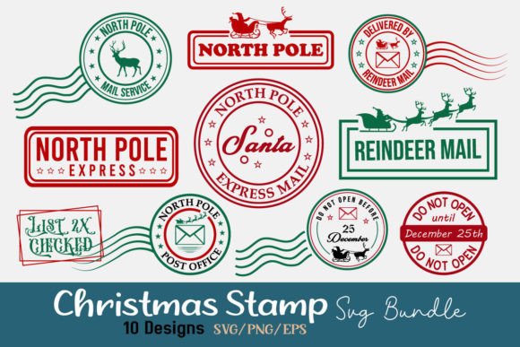 Download Christmas Stamps Bundle - Bundle Collection