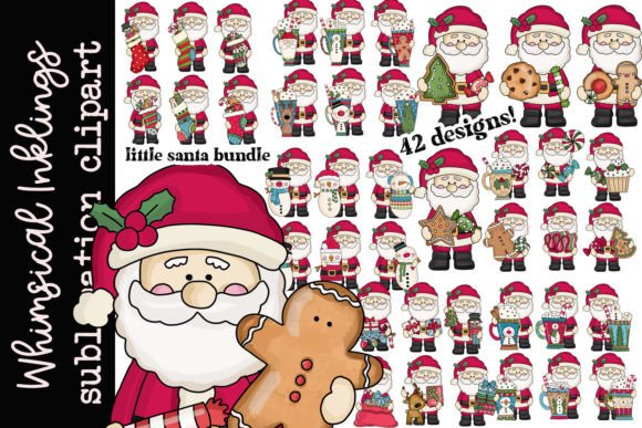 Download Little Santa Clipart Bundle - Premium Resources