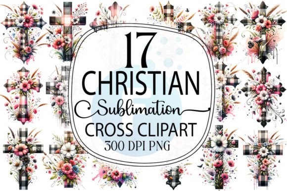 Download Christian Cross Clipart Bundle - Bundle Collection