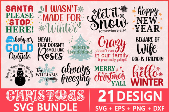 Download Christmas SVG Bundle - Bundle Collection