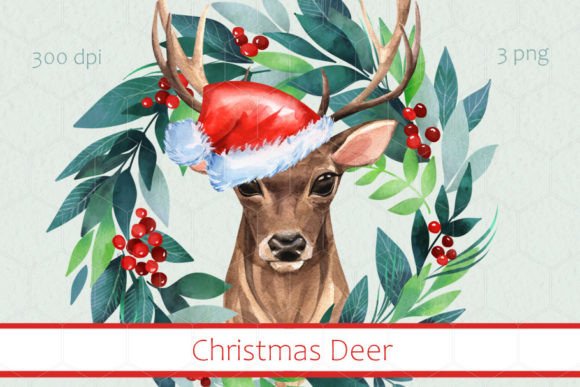 Download Christmas Deer. Clipart - Premium Resources
